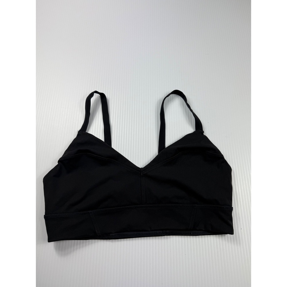 FP Movement Sports Bra‎ V-Neck Medium Support Black Activewear Bra Size L
